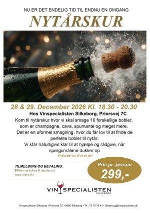 Nytårskur, 29. December 2026 18.30 - 20.30